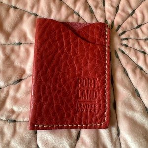 Portland leather minimalist wallet sugar